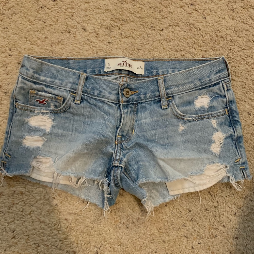 Denim shorts